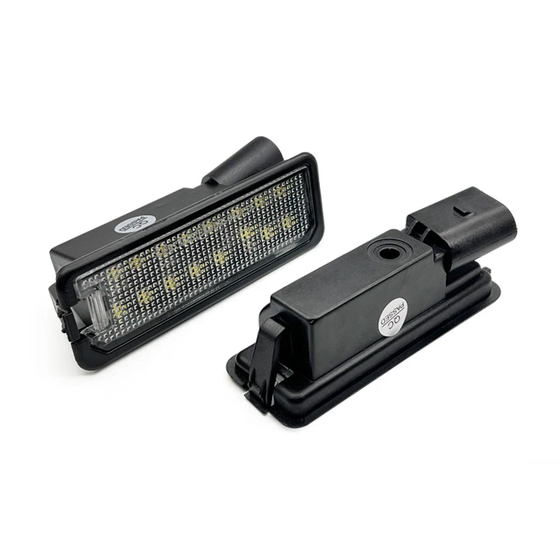 2Pcs For Porsche 987 911 997 958 Boxster Cayman Carrera Turbo Cayenne GT3 White LED Number License Plate Light