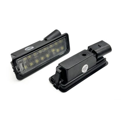 2Pcs For Porsche 987 911 997 958 Boxster Cayman Carrera Turbo Cayenne GT3 White LED Number License Plate Light