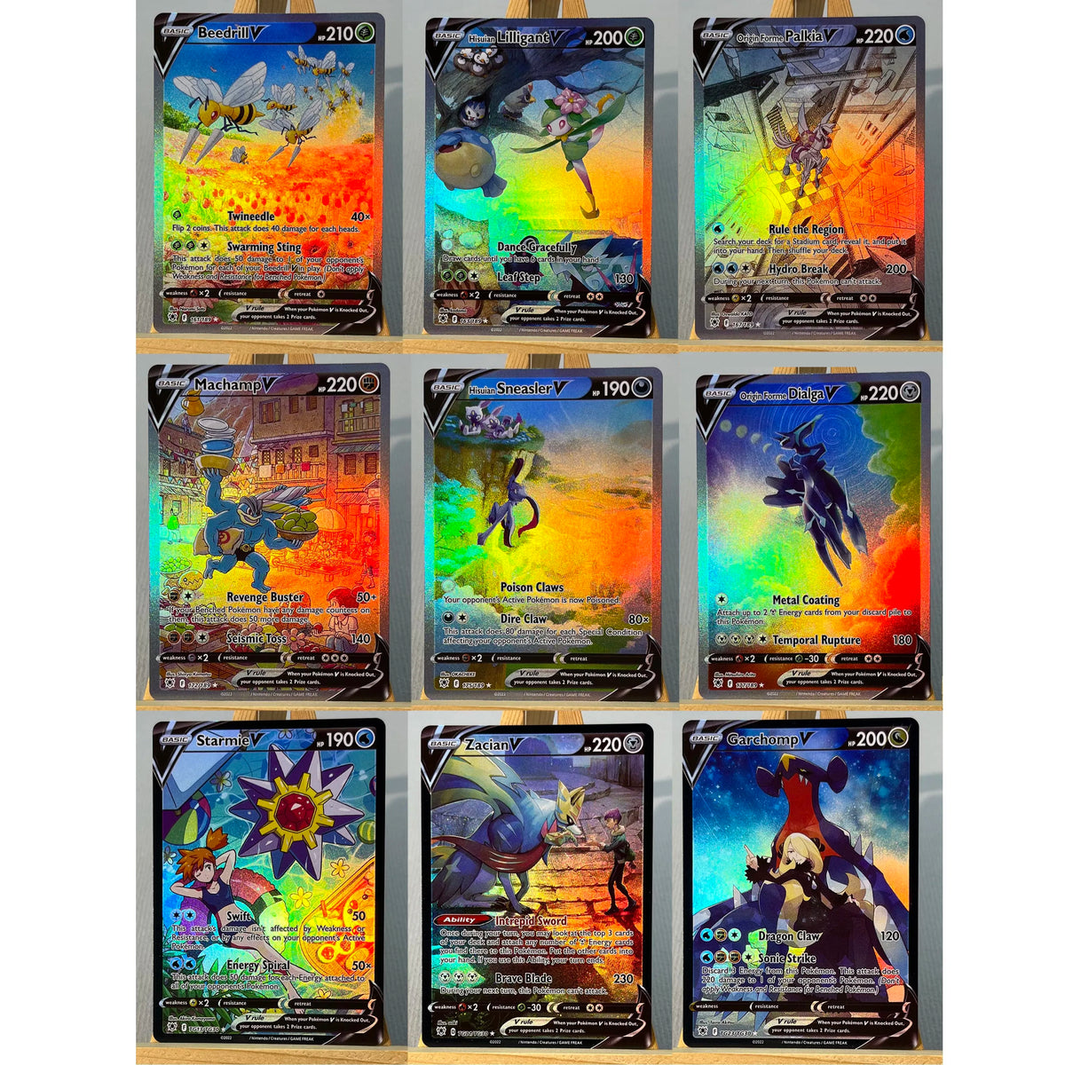 DRI PTCG4-001 Tcg proxy PKM Cards Misty's Psyduck Cynthia's Garchomp Rare Collection Battle Toys Gifts for Hobbies home play