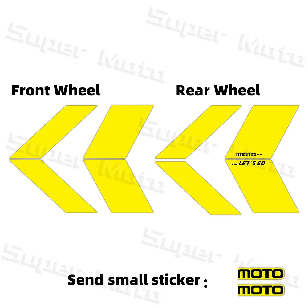 For 150nk150NK NK150 250NK 250SR 450NK 450SR 800NK Arrow Wheel Hub Stickers Accessories Rim Decoration Protection Decals