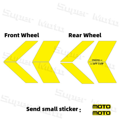 For 150nk150NK NK150 250NK 250SR 450NK 450SR 800NK Arrow Wheel Hub Stickers Accessories Rim Decoration Protection Decals