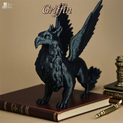 Gothic Griffin ornaments dark mythical creature modeling desktop decoration study living room creative crafts sculpture