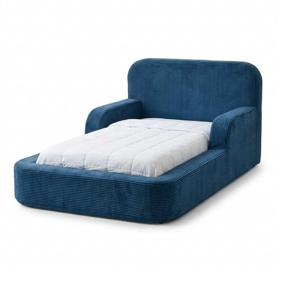 Hot Sale Montessori Foam Floor Bed for Children Bedroom Furniture Safe Kids Soft Frame Beds With Sponge Mattress Pre-Assembled