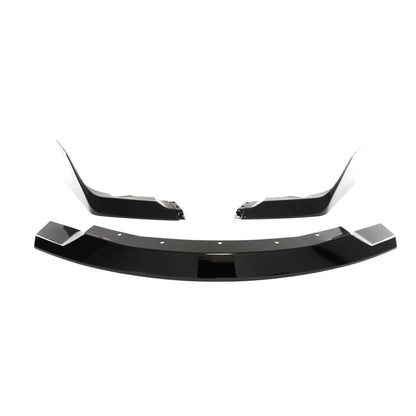 For Toyota Supra A90 A91 2020-2024 Car Accessories Front Bumper Lip Spoiler Diffuser Matte/Glossy Black Carbon Fiber Style