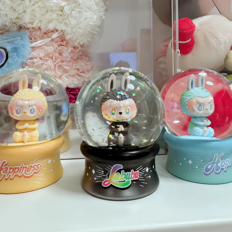 Original Pop Mart The Monsters Labubu V3 Big Into Energy Series Crystal Ball Blind Box Mystery Box Ornaments Girl Birthday Gifts