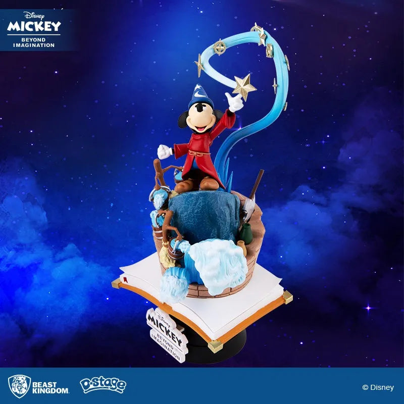 Genuine Beast Kingdom D-Stage Disney Mickey Mouse Series - Steamboat Willie / The Band Concert Diorama Figure Set in Stock