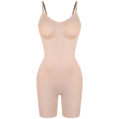 New Bodysuit Shapewear Women Tank Top Tummy Control Full Body Shaper Anti Chafing Shorts Slimming Waist Trainer Butt Lifter