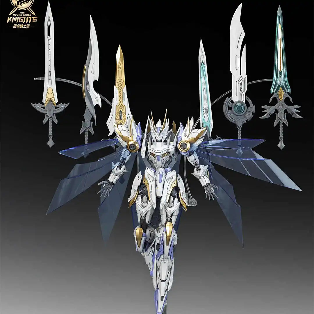 【In Stock】SNAA Round Table Knights Greatsword Tristan Percival Lamorak Gawain 1/144 Plastic Model Kit Action Figure Toy Gift