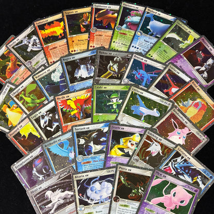 2003–2007 French Vintage PKM ex Holo Cards Set Featured Lugia Ho-Oh Mewtwo Classic EX Era TCG Trading Cards Collection DIY Toys