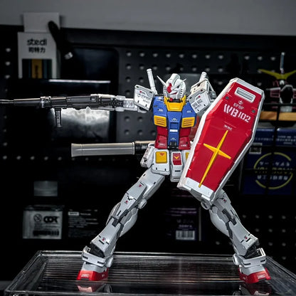 New RG 1/144 RX-78-2 2.0 Yuanzu G3 Action Figures Mech Assembly Model Kit Desktop Ornament Plastic Model Toys Collectible Gifts