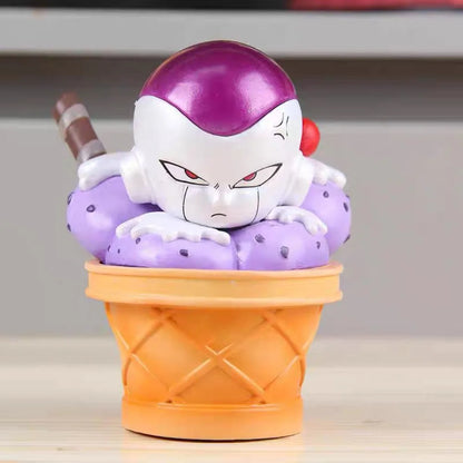 11cm Anime Dragon Ball Z Figure Ice Cream Frieza Action Figures Pvc Statue Desktop Ornamen Collection Model Toys Gifts