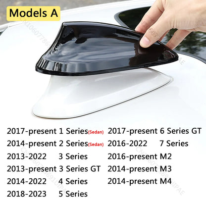 Black Shark Fin Antenna Cover For BMW M2 M3 M4 123457 Series X1 X3 X4 X5 X6 F22 F30 F34 F80 F87 F32 F36 F82 G11 G20 G12 G30