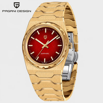 PAGANI DESIGN 2026 New V2 7mm Fashionable Quartz Watch 10Bar Waterproof Gift Leather sapphire C3 Two Pointers Reloj Hombre Watch