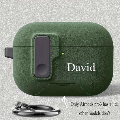 Personalized Customizable Name AirPods Case DIY UV Print Name Protective Cover For AirPods Pro 1/2/3/4/5 Pro/Pro2/Pro3 Anti-Lost