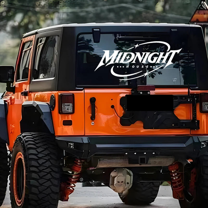 Fashion Personality MIDNIGHT HOUSE Graphic Decal, High Quality Waterproof Sticker For JDM Car Truck Auto Exterior Decoration
