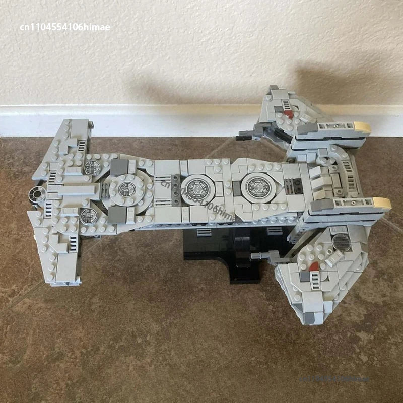 NEW Stars Thor's Bilskirnir Midi-Scale MOC Spaceship Military Building Blocks DIY War Battle Assemble Bricks Kids Toy Gift