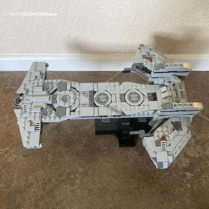 NEW Stars Thor's Bilskirnir Midi-Scale MOC Spaceship Military Building Blocks DIY War Battle Assemble Bricks Kids Toy Gift