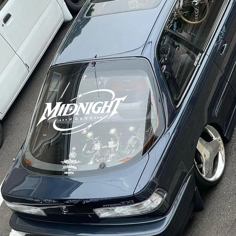 Fashion Personality MIDNIGHT HOUSE Graphic Decal, High Quality Waterproof Sticker For JDM Car Truck Auto Exterior Decoration