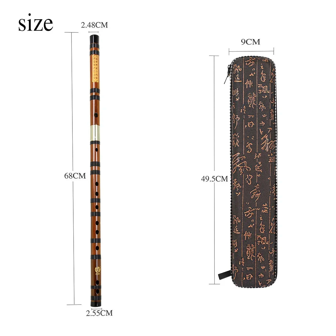 SLADE Bamboo Flute C D E F G Key High Quality Dizi Chinese Traditional Musical Instruments Professional Woodwind Instruments