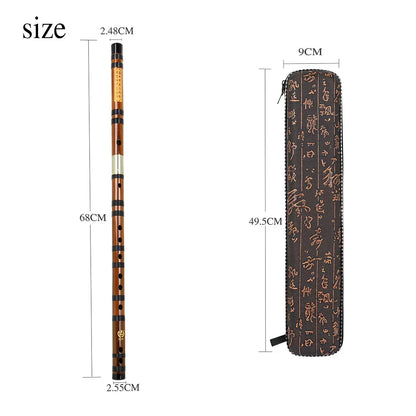 SLADE Bamboo Flute C D E F G Key High Quality Dizi Chinese Traditional Musical Instruments Professional Woodwind Instruments