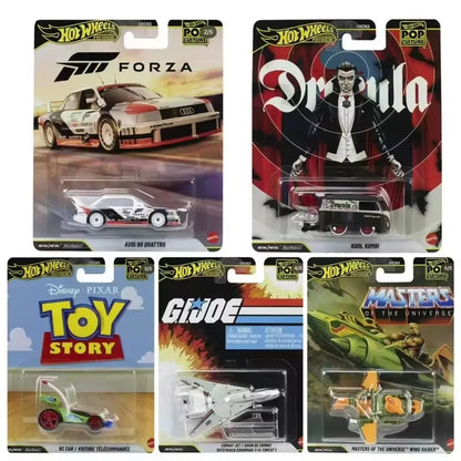 Hot Wheels Premium Pop Culture HXD63 1:64 Diecast Car Model Toy Story Forza Audi Batman Kool Kombi Collect Vehicle Model Gift