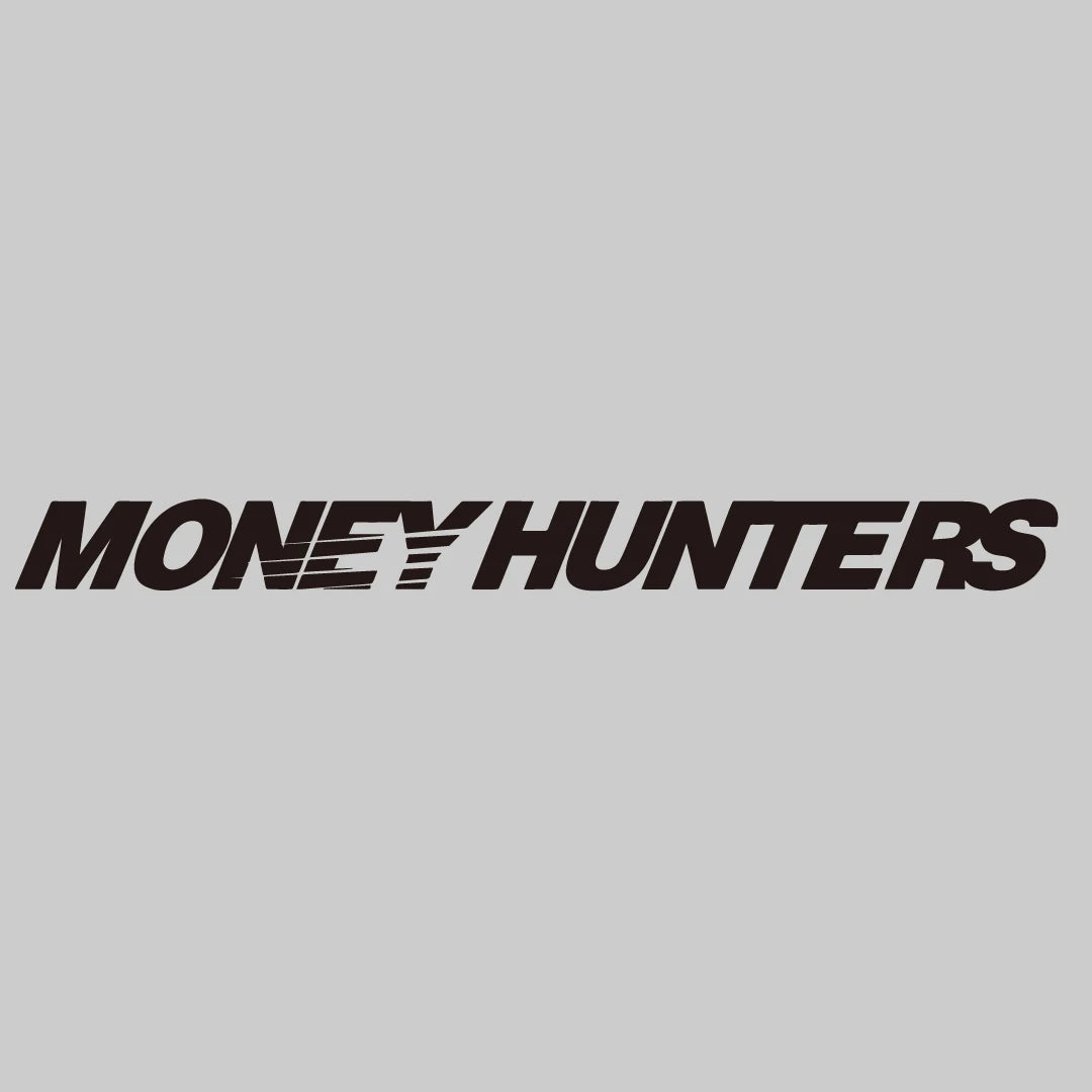 Money Hunter Vinyl Car Decal – Self-Adhesive Racing Stripe Sticker for Car Body, Truck Bumper, Rear Window – Waterproof Alphabet