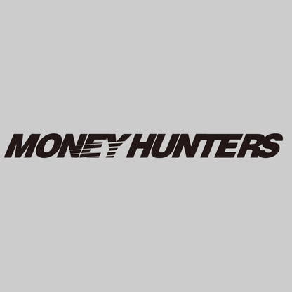 Money Hunter Vinyl Car Decal – Self-Adhesive Racing Stripe Sticker for Car Body, Truck Bumper, Rear Window – Waterproof Alphabet