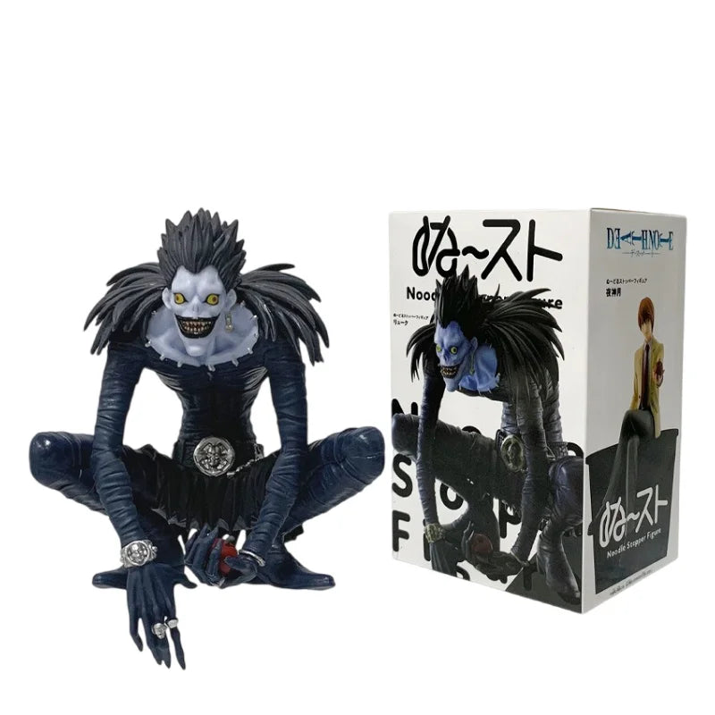 Death Note Anime 8-16cm Figure L Lawliet Ryuk Holding Apple Model for Halloween Ornament Figurine Fans Collection Christmas Gift