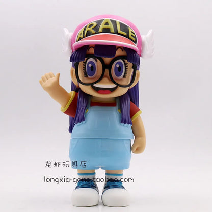 20cm Arale Dr Slump Special Edition Cartoon Stupid Superman Little Child Kawaii Statue Anime Figure Doll Decoration Kid Toy Gift