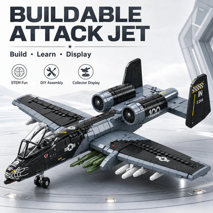 F14 Block Aircraft Military Series Block Support Attack Aircraft Model Wildcat Fighter Toy Gift To Children
