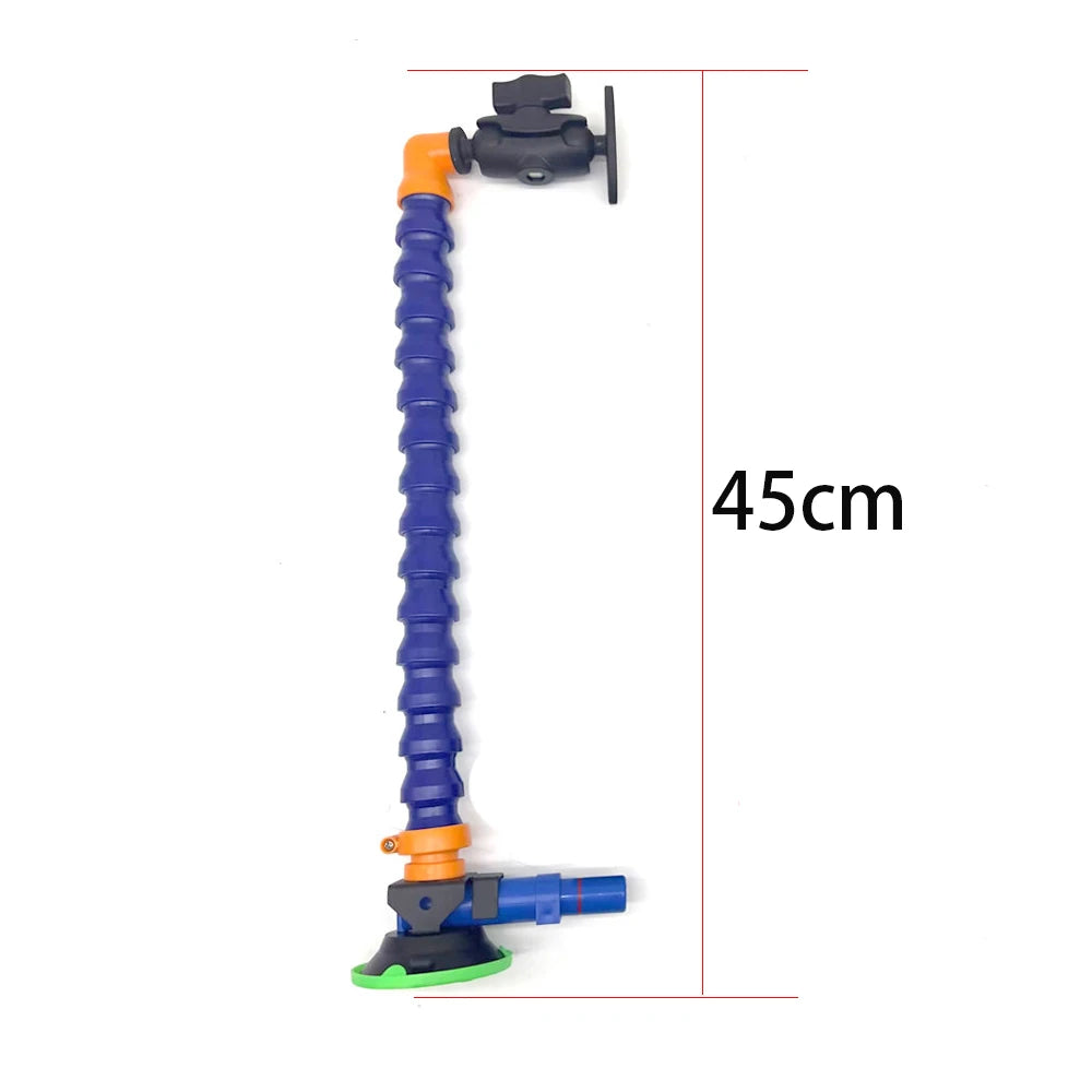 New 3 Stripes 6 Color Detection Pdr Lamp With 3 Inch Suction Cup Support For Car Dent Repair Tool