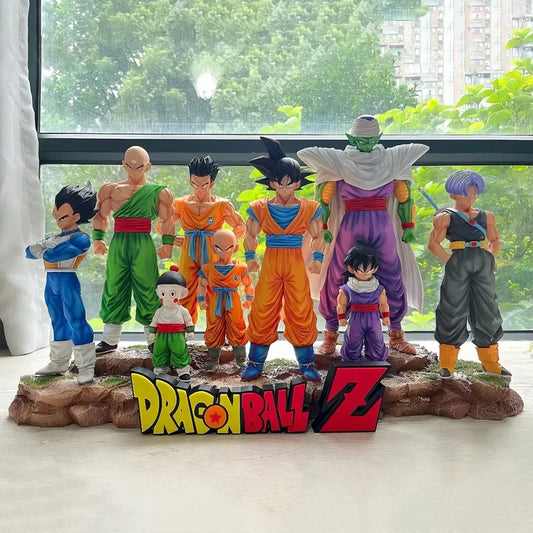 28cm Dragon Ball Z Infinite Z Warrior Gk Figures Goku Gohan Vegeta Piccolo Torankusu Trendy Toy Model Statue Decoration Gift