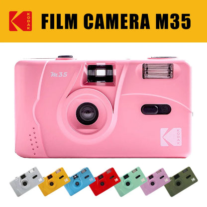 Kodak M35 Film Camera Non-Disposable Original Retro Film Machine Manual Replaceable Reusable Film Camera With Flash Function