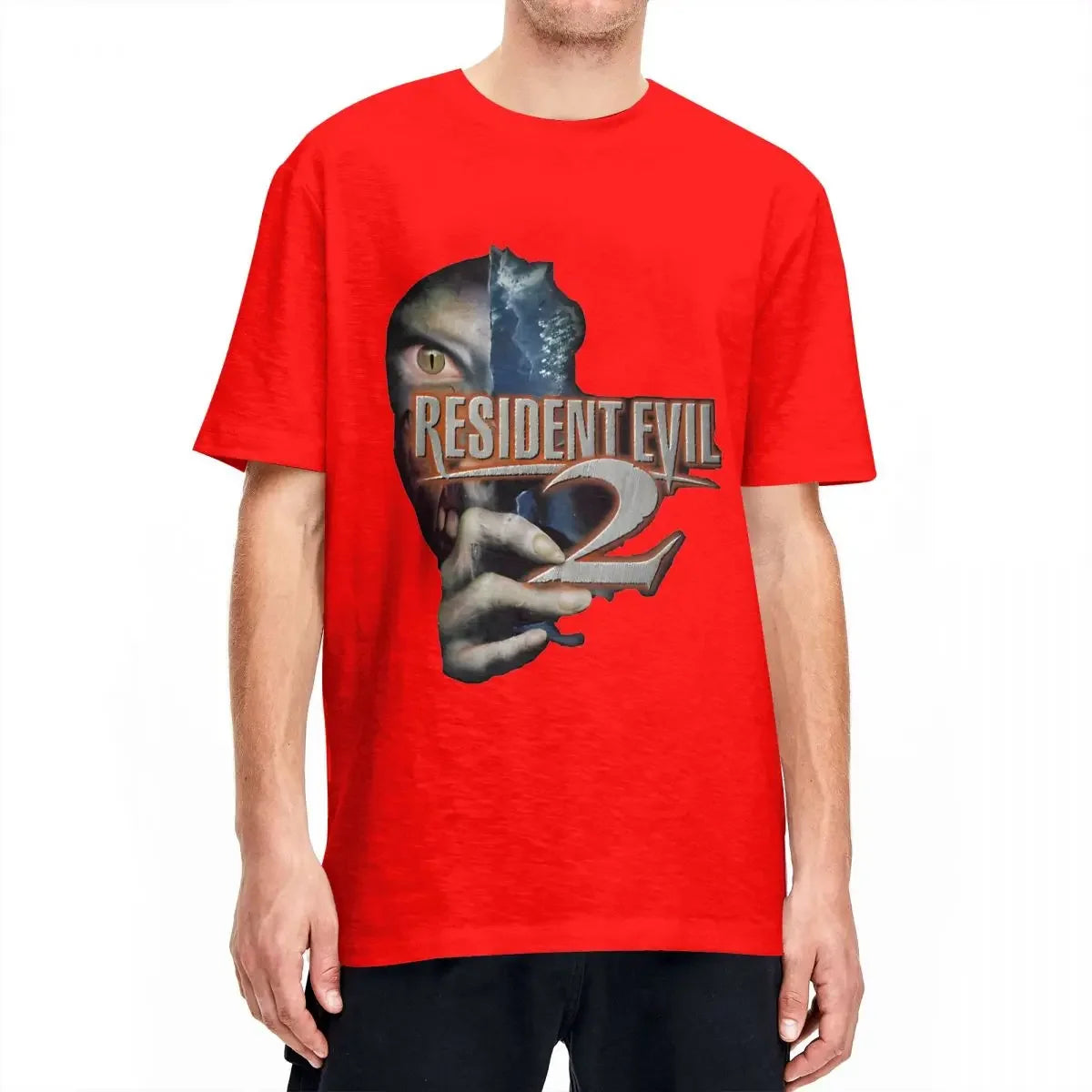 RESIDENTs EVILs 2 T-Shirt Man Classic Poster Streetwear 100% Cotton T Shirts Summer Breathable Harajuku Tee Shirt Oversize Tops