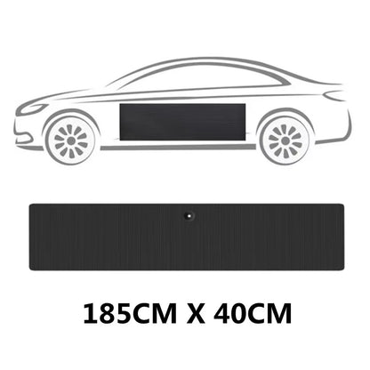 Black Car Door Protector Adhesive-Free/Magnetic Body Side Edge Guard Decorative Anti-scratch Protection Pad Stickers Multi Size