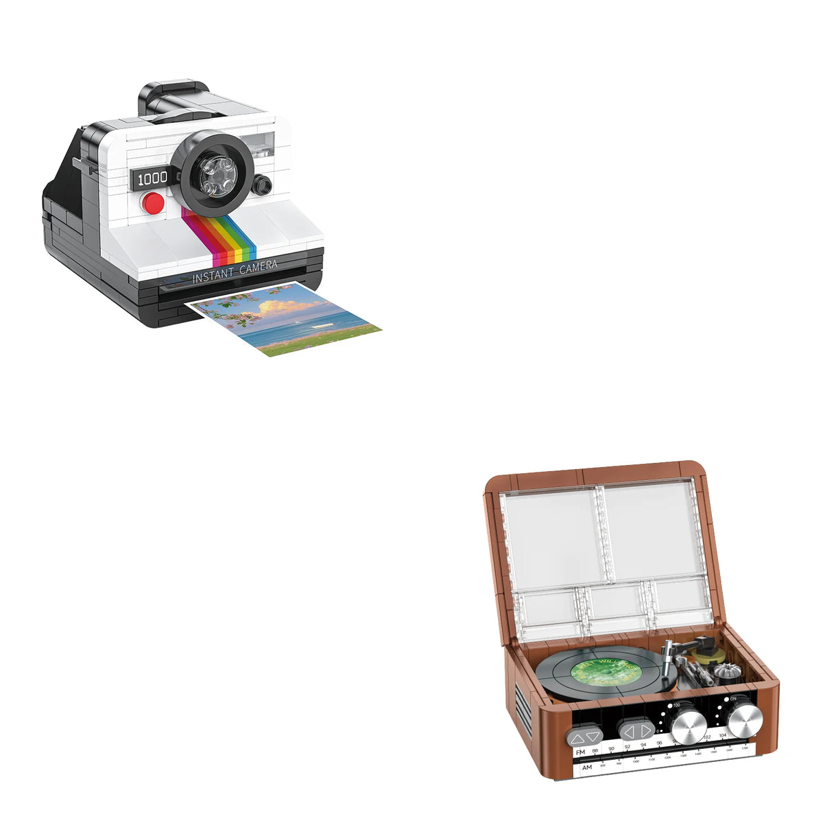 JAKI Retro Movie Camera Home Decor Creative Tall Brick Building Blocks Set MOC Model Assembly Toy Kids and Adult Birthday Gifts