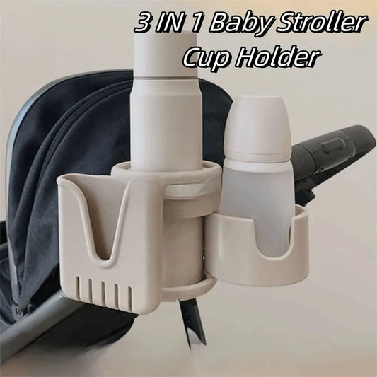 Large Caliber Baby Stroller Cup Holder Adjustable Anti-slip Kids Cup Stand Coffee Drink Water Bottle Holder Rotatable