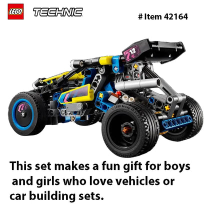 LEGO 42164 Technic Off-Road Race Buggy Buildable Car Toy, Cool Toy for 8 Year Old Boys, Girls and Kids who Love Rally Contests