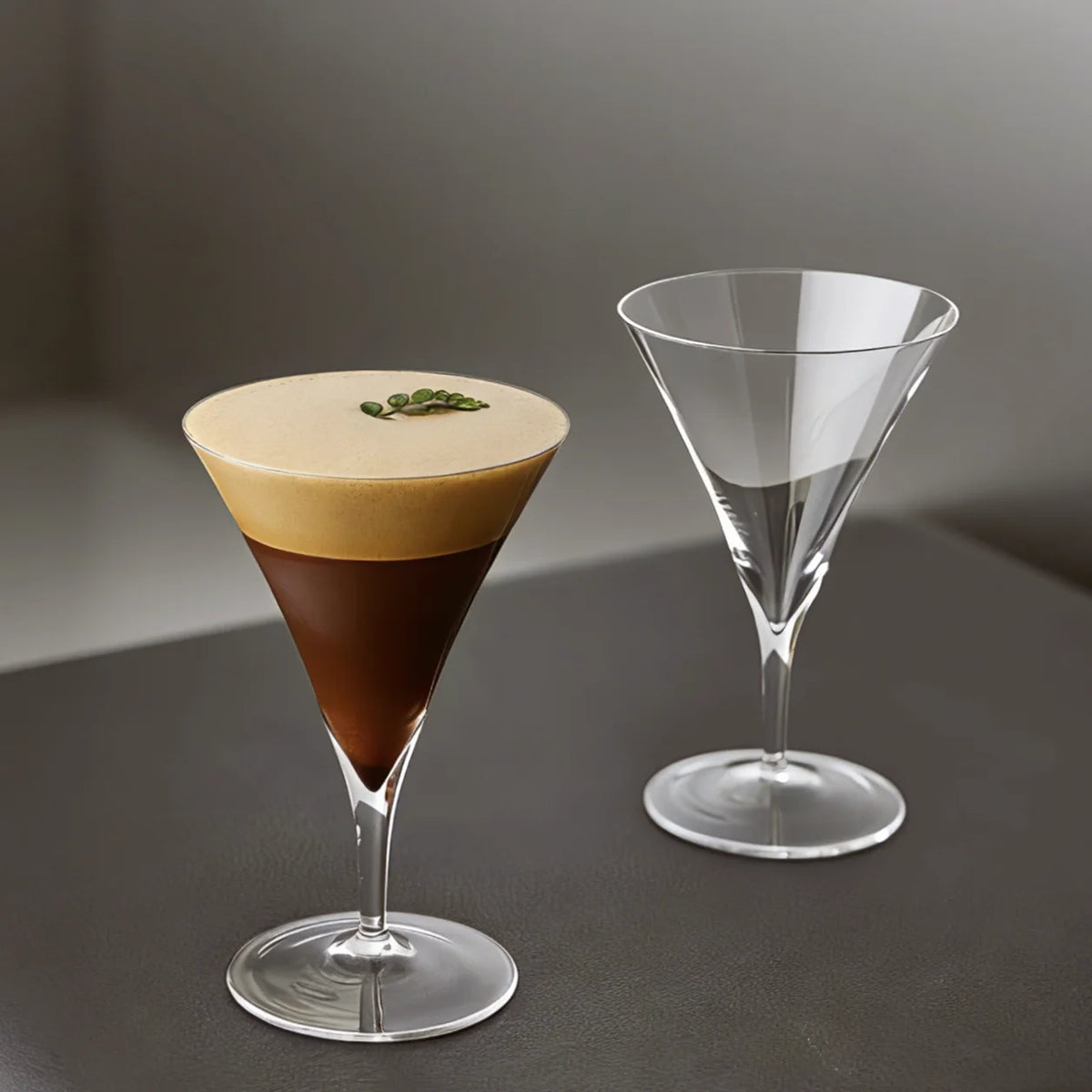 Japanese-style Kimura Low-Footed Martini Glass Dry Martini Cocktail Glass High-Quality Triangular Glass