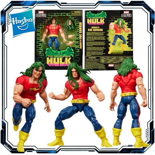Hasbro Marvel Legends Series Marvel's Doc Samson The Incredible Hulk Retro Card 6 Inch Collectible Action Figure Statue Model