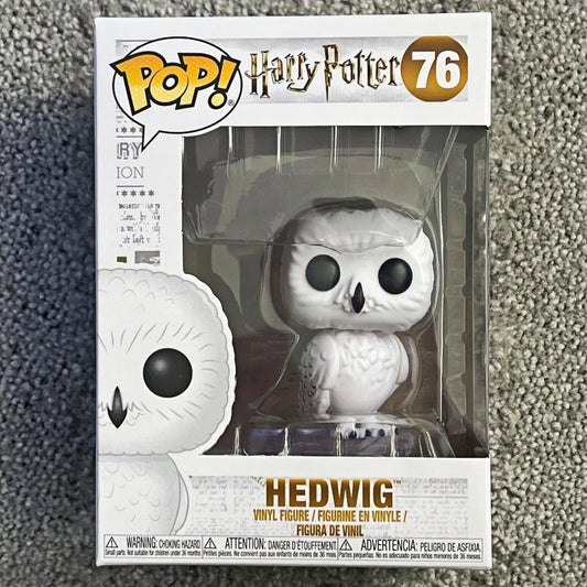 Funko Pop! Original Harry Potter Hedwig #76 Vinyl Action Figure - Movie Collectible Model Desktop Ornament Toy Gift for Fans