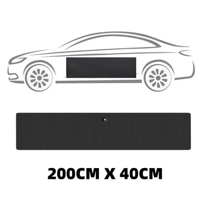 Black Car Door Protector Adhesive-Free/Magnetic Body Side Edge Guard Decorative Anti-scratch Protection Pad Stickers Multi Size