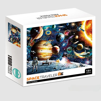 75*50cm 1000pcs Puzzle Difficult Adult World Famous Painting Puzzle Landscape Stress Relief Education Puzzle Toys