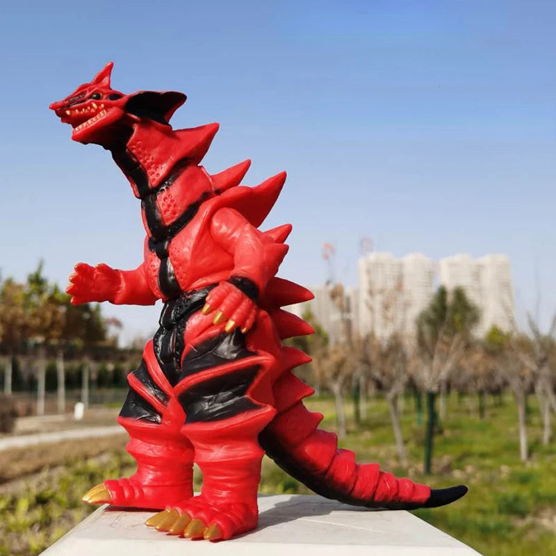 2022 New Anime Ultraman Monster Godzilla large Giga Khimaira Soft Glue DX King Galactron Action Figure Toy  Gifts