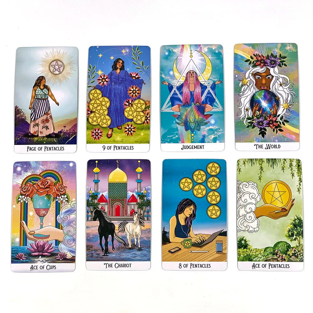 Mystic Soul Tarot Cards English Version Of Divination Deck And To Uplift The Energy of The Reader , Family Gathering Party Game