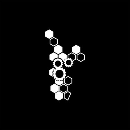 1PC Honeycomb Gear Motorcycle Stickers Motocross Fairing Fuel Tank Scooter Deocr Waterproof DIY Motorcycle Helmet Vinyl Decals
