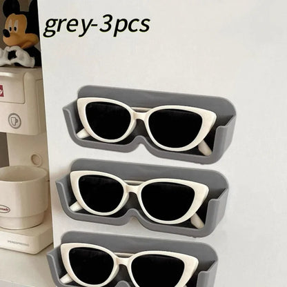 Eyeglasses Organizer Rack Wall Mounted Sun-glasses Display Holder Wardrobe Decoration Storage Box Sunglass Organizer