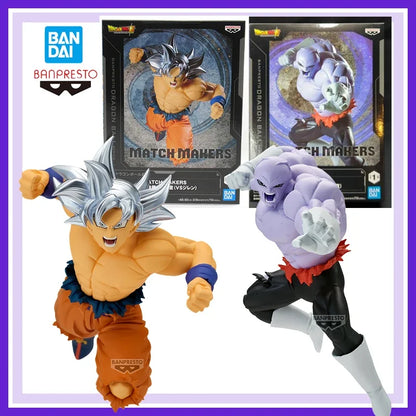 Original Bandai Banpresto Dragon Ball Chou Match Makers Son Gokuu Haiiro No Jiren Ultra Instinct Anime Action Figures Model