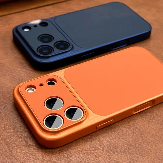 Luxurious New Orange Retro Phone Case For iPhone 18 17Air 16 15 14 17Pro 17Promax Soft-sided Hard Case