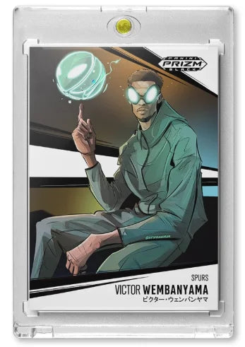 DIY Handmade Victor Wembanyama NBA Cards Kaboom NOIR Classic Design Replica Collectible Cards for Wemby Fans Collectible Gift
